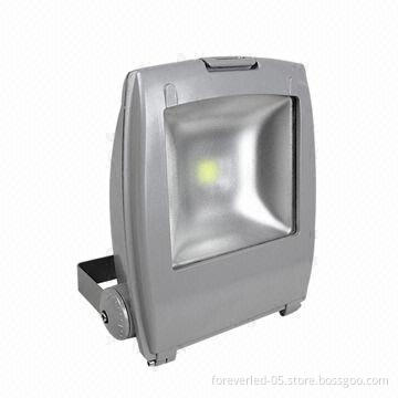 High quality 50W LED flood light, size 286x235mm, 85-256V AC, wide view angle